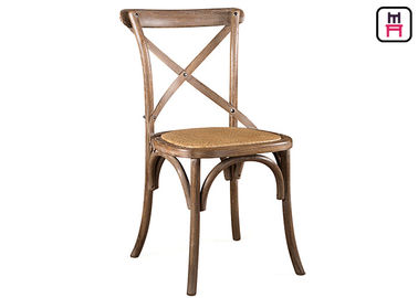 kaufen Hochzeits-Ereignis, das romantisches hölzernes Restaurant x-Rückseitenstuhl Rattan vorsitzt, setzt,/französische Art online manufacture