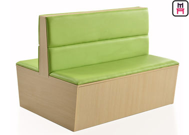 kaufen 2 Channles Rückseiten-hölzerner Restaurant-Stand, doppeltes Gesicht gepolsterte Banquette-Sitzplätze online manufacture