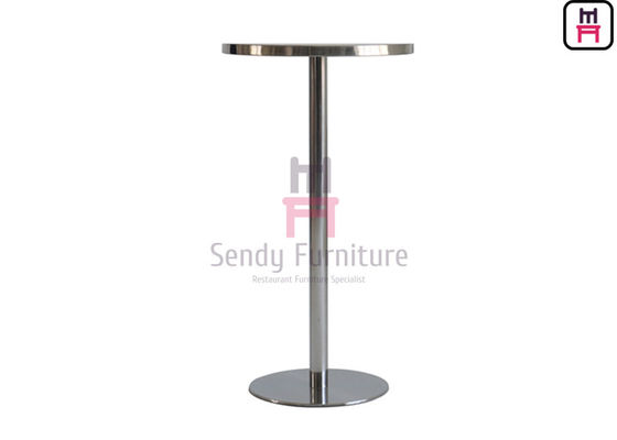 kaufen D60cm ODM bürstete Höhe der Edelstahl-hohe Tabelle-105cm für Restaurant-Bar online manufacture