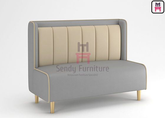 Hohe hintere Doppelfarbe 1.2cbm 4ft gepolsterter Sofa Booth