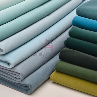 Machen Sie 1.8m Breiten-Möbel-Farbpalette 450g/M Velvet Linen feuerfest