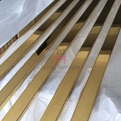 Gebürstete Goldgalvanisierungsmöbel-Farbpalette SS 2.7m