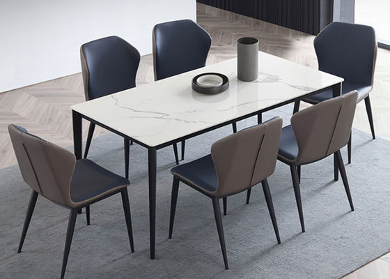 Rechteckige Stein-Speisetisch Soem-Platten-Spitze ODM 120x70x75cm
