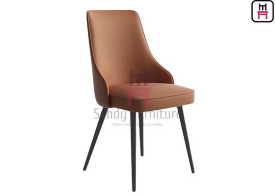 Metallbein polsterte lederne speisende Stärke des Stuhl-Metallsperrholz-1.5mm