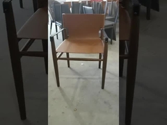 Ash Wood Frame Restaurant Dining-Raum sitzt der Armlehne vor, die für Hotel-Lobby modern ist