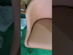 Kein faltbares Hotel-Restaurant sitzt Edelstahl-Rahmen-bequemer moderner Art vor