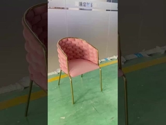 Restaurant & Café Hoher Rücken Armloser Stuhl mit Stoff Polster 52 * 53 * 94cm