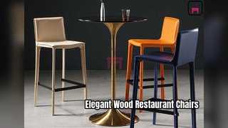 Restaurantstühle aus Massivholz für elegantes Essen