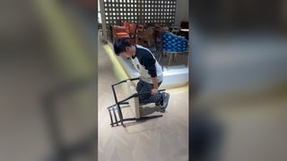 Skulpturaler Esszimmerstuhl aus Eschenholz, modernes Design